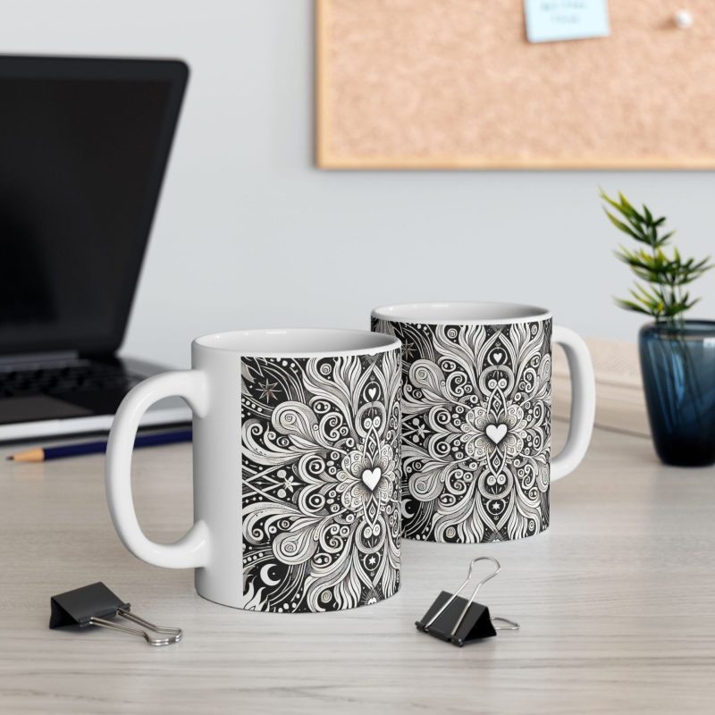 The Timeshifting Traveler Mandala Mug