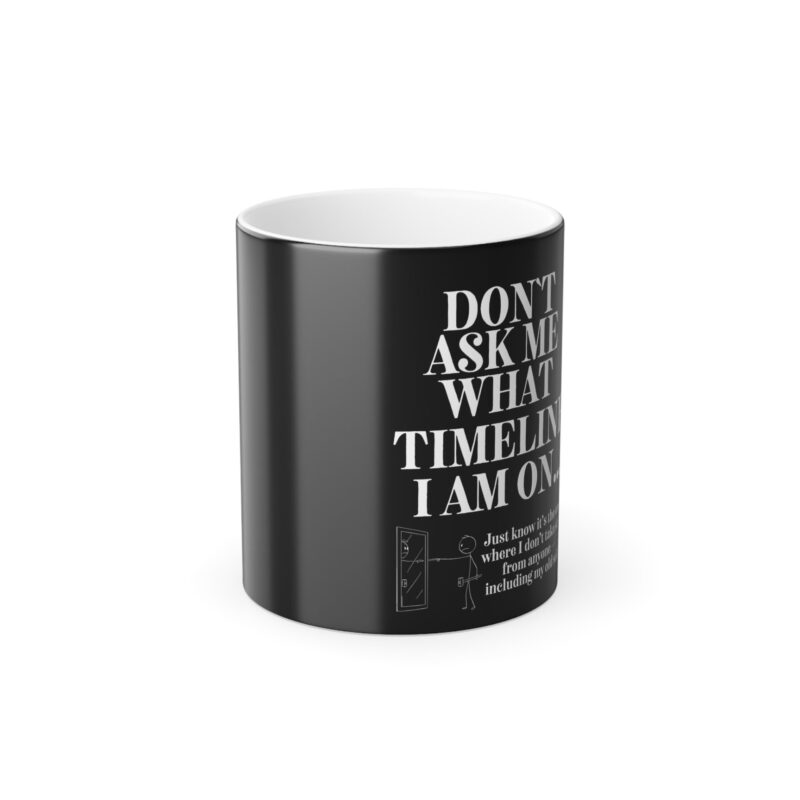 Funny Color Morphing Mug | Old Self in the Mirror | Timline Shifting Collection