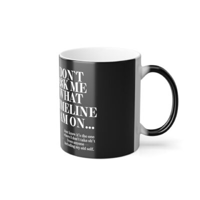 Funny Color Morphing Mug | Old Self in the Mirror | Timline Shifting Collection - Image 4